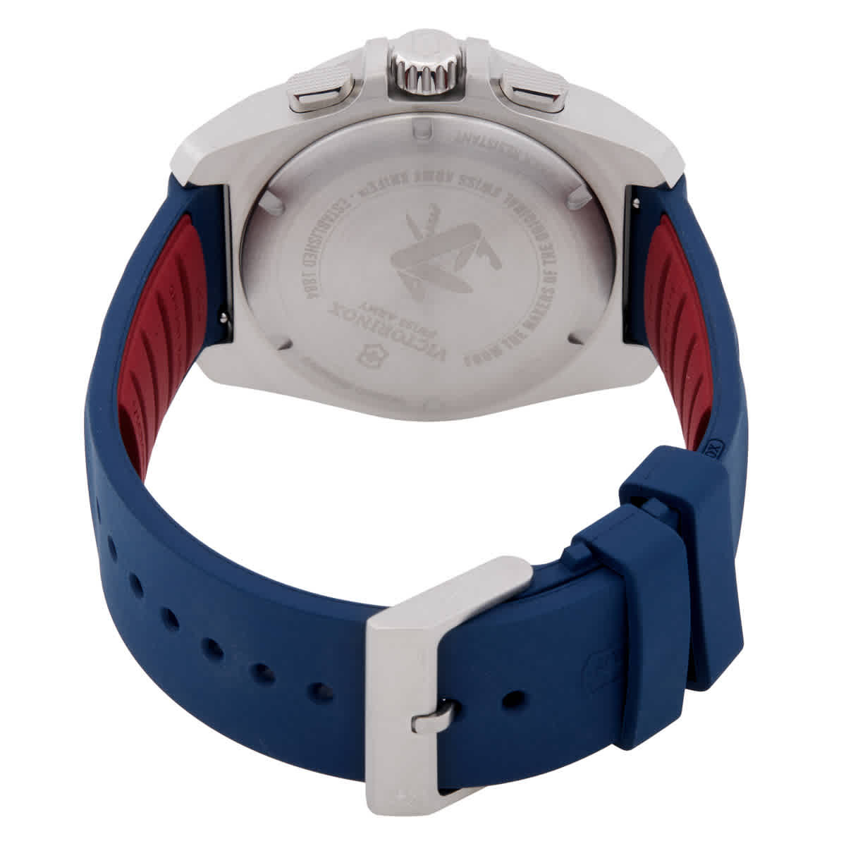 Victorinox I.N.O.X. Chronograph Quartz Blue Dial Mens Watch 241984