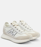 Moncler Pacey2 suede-trimmed sneakers