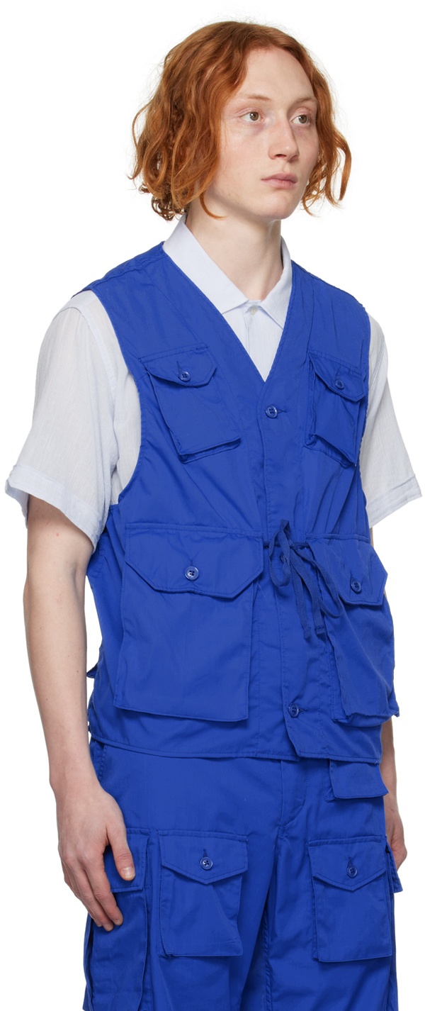Engineered Garments Blue C-1 Vest Engineered Garments