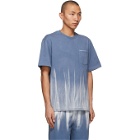 Feng Chen Wang Blue Tie-Dye T-Shirt