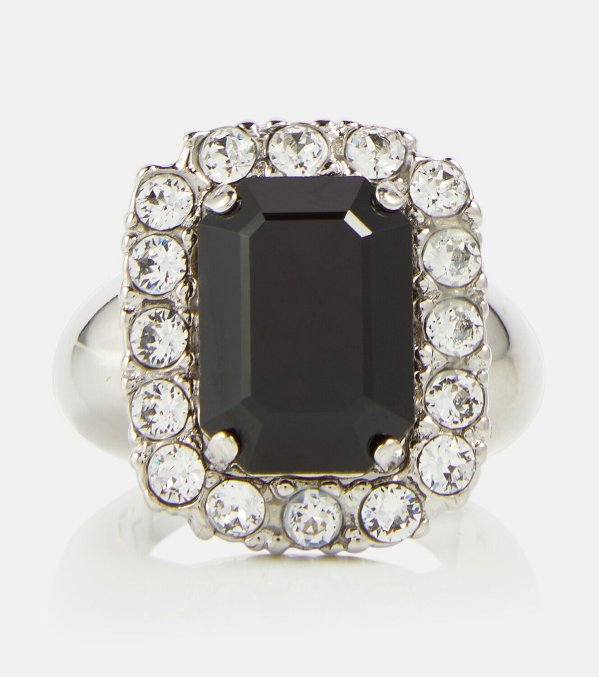 【Saint Laurent】 Embellished ring Saint Laurent - Crystal-embellished ring Saint Laurent