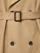 WARDROBE.NYC Cropped Cotton Trench Coat
