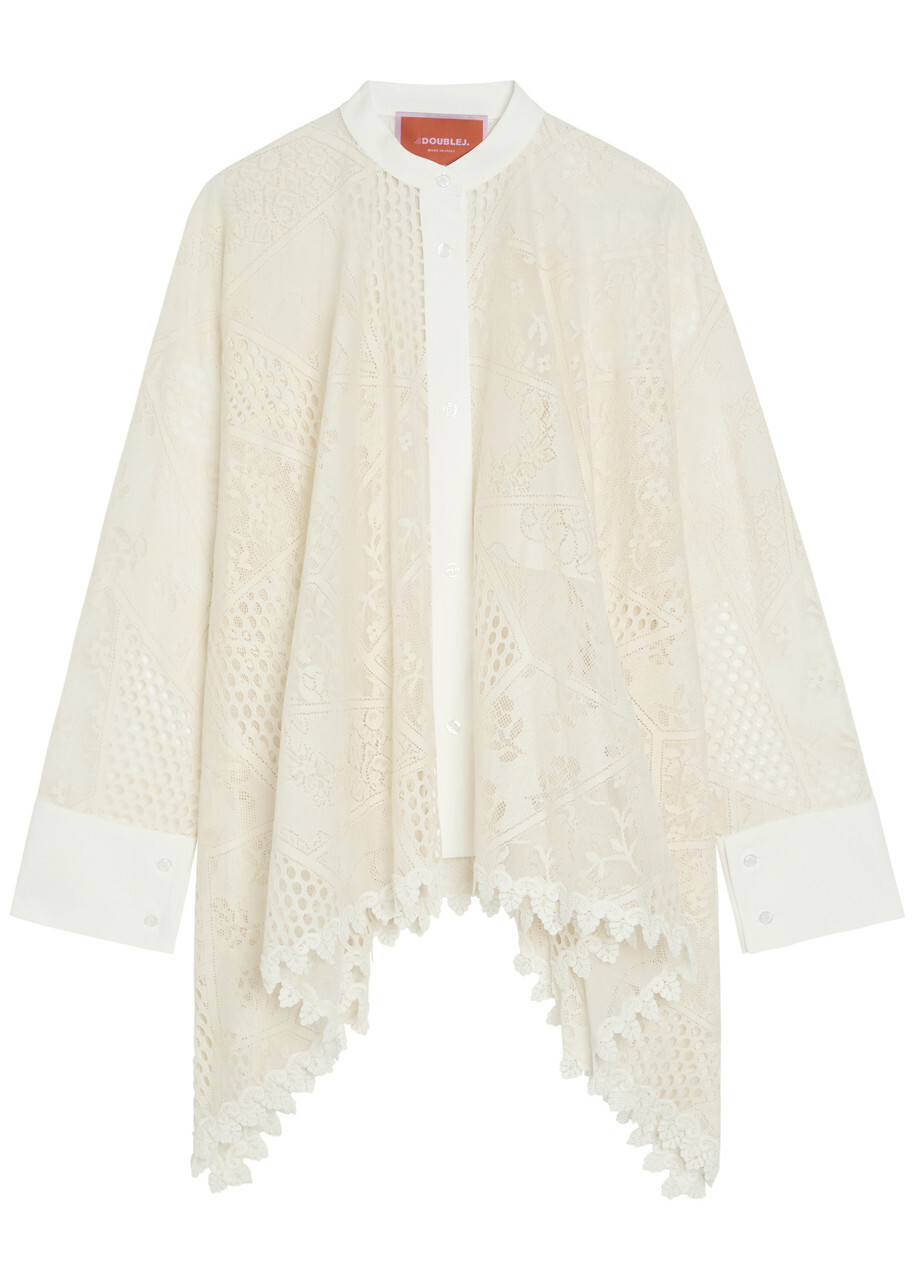 LA Double J Lace Shirt Cream