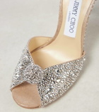 Jimmy Choo Sacora 100 crystal-embellished sandals
