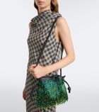 Loewe Flamenco Mimosa Mini leather clutch