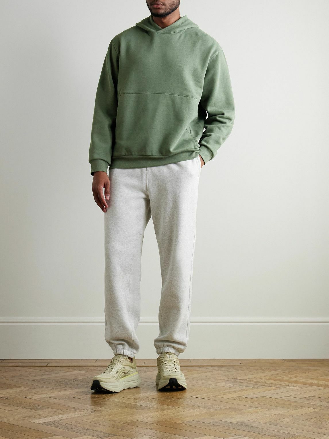 Lululemon - Steady State Cotton-Blend Jersey Hoodie - Green