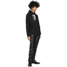 Eastwood Danso SSENSE Exclusive Black and White Graphic Print Hoodie
