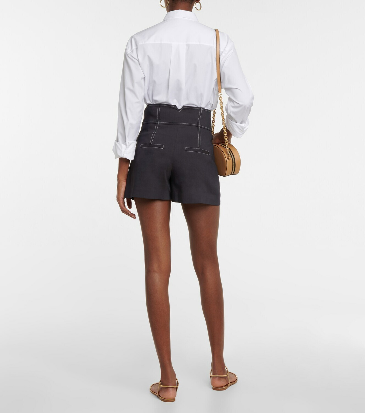 【Veronica Beard】 Alicia high-riseショート Veronica Beard Alicia high-rise shorts Veronica Beard
