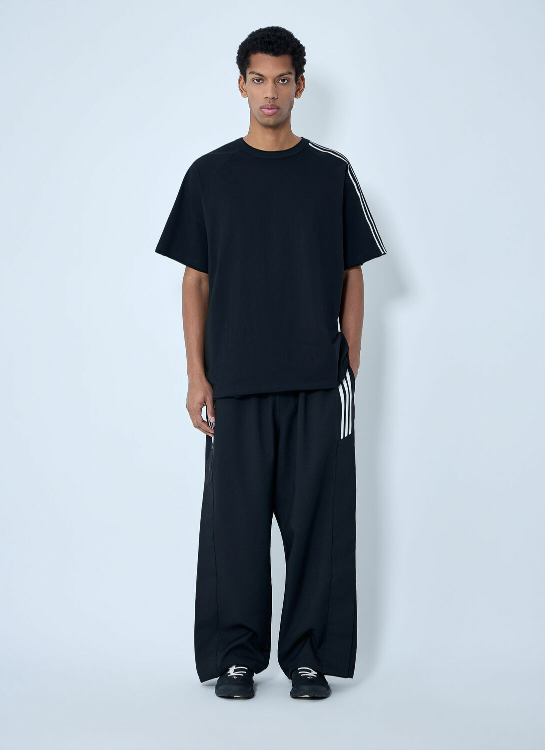 Y-3 Drawstring Wide-Leg Pants