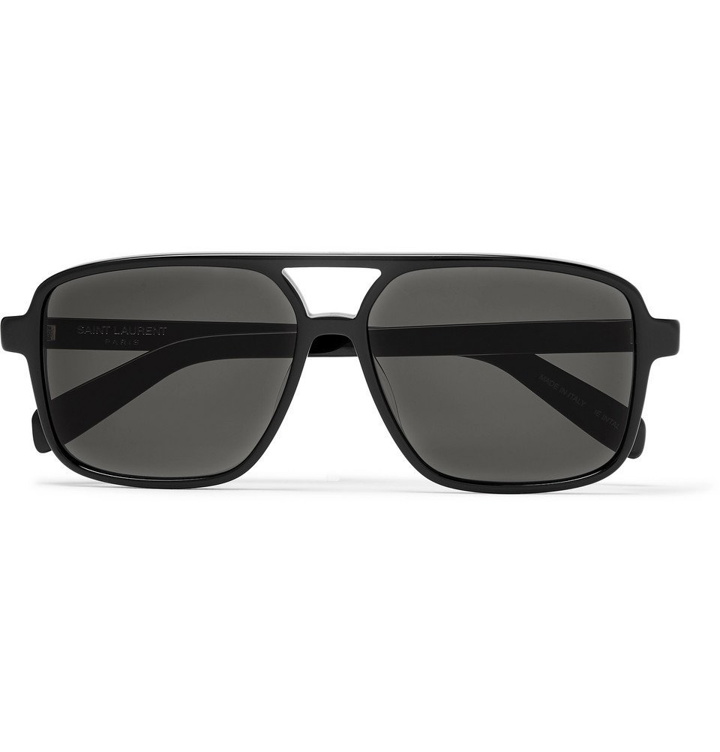 Photo: Saint Laurent - Aviator-Style Acetate Sunglasses - Black