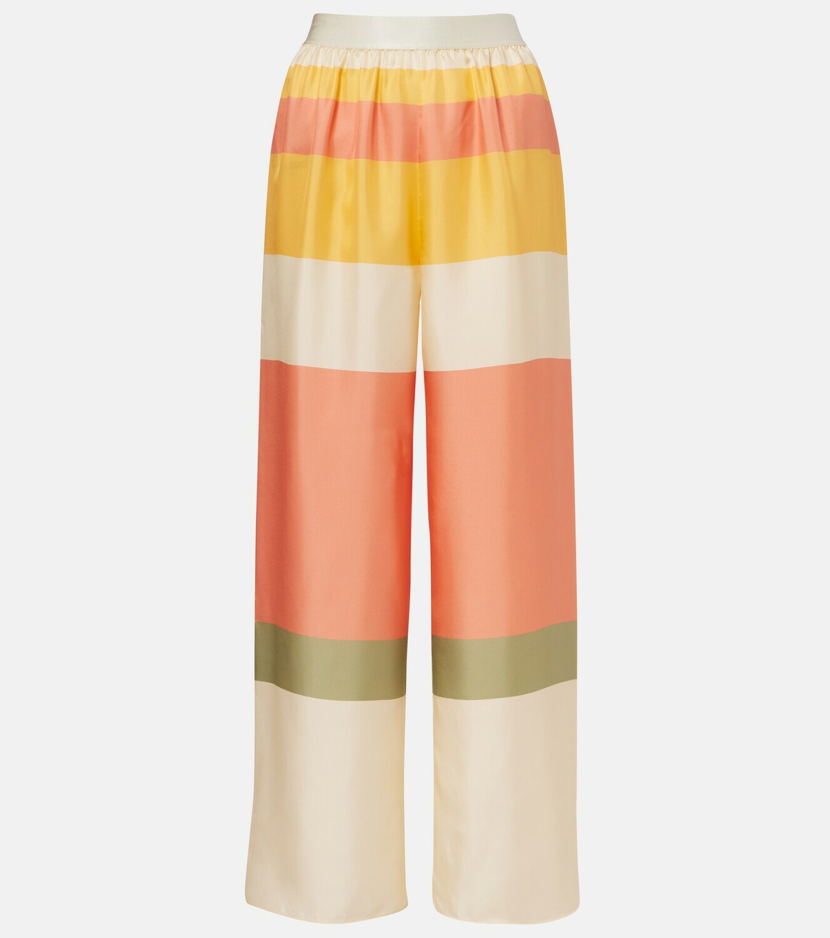 Eres Lollipop silk twill wide-leg pants