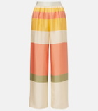 Eres Lollipop silk twill wide-leg pants