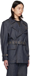 Helmut Lang Indigo Rider Denim Jacket