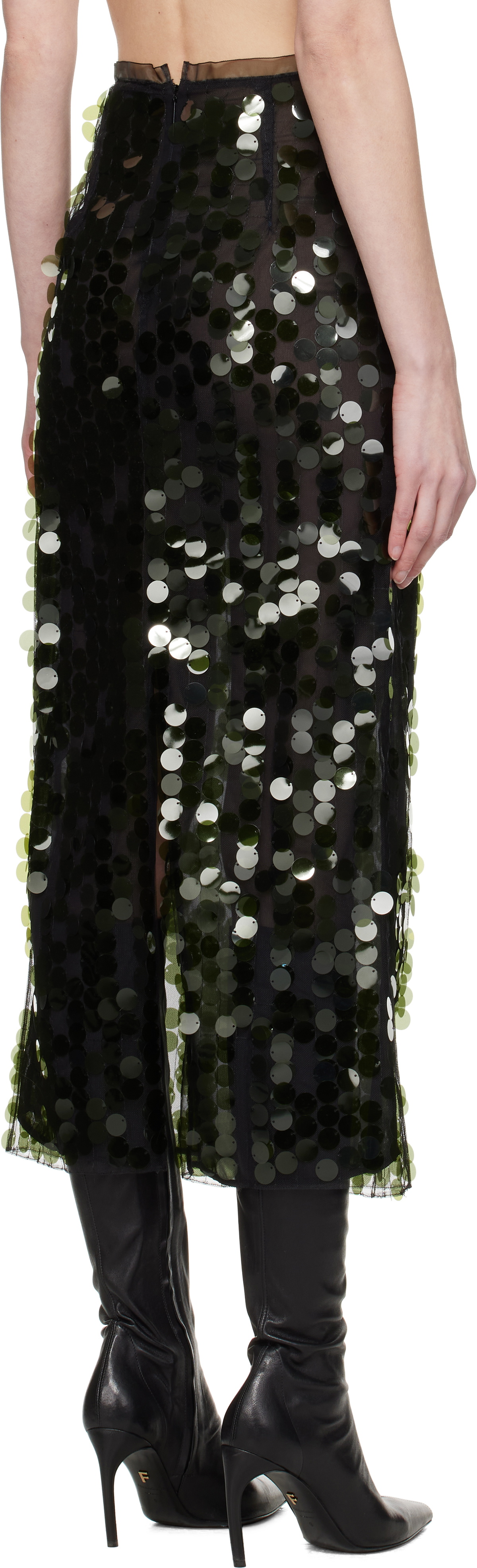 16Arlington Green Dia Sequin Midi Skirt