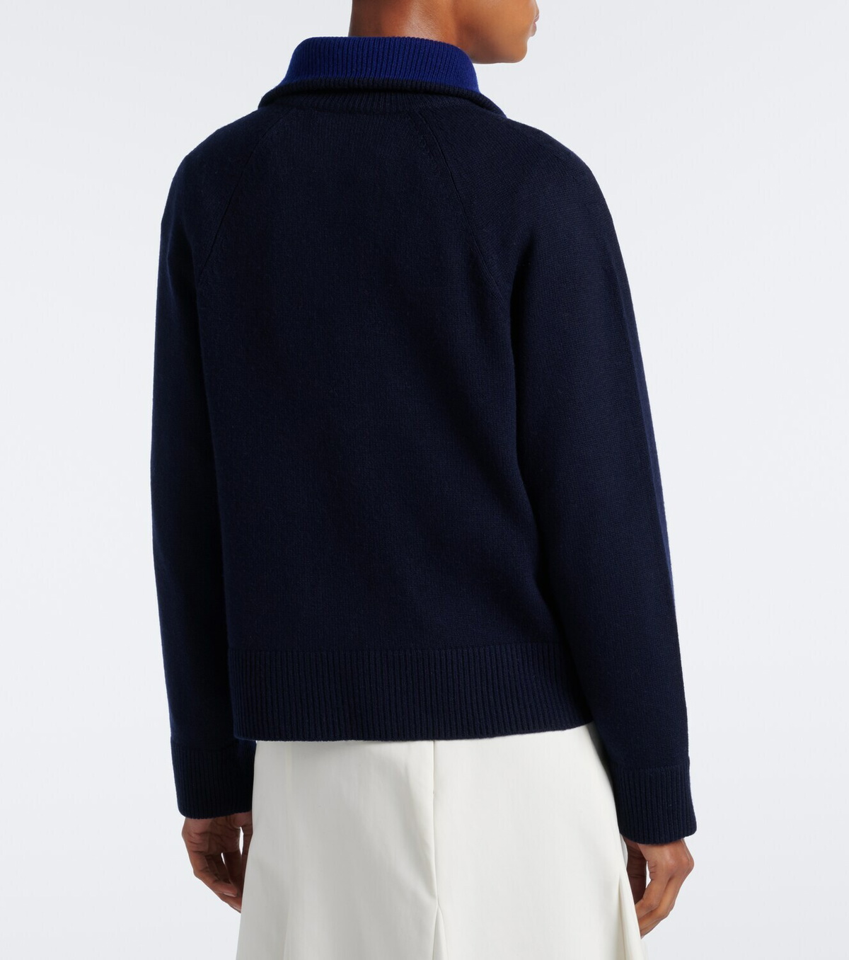 Vince Wool and cashmere half-zip sweater