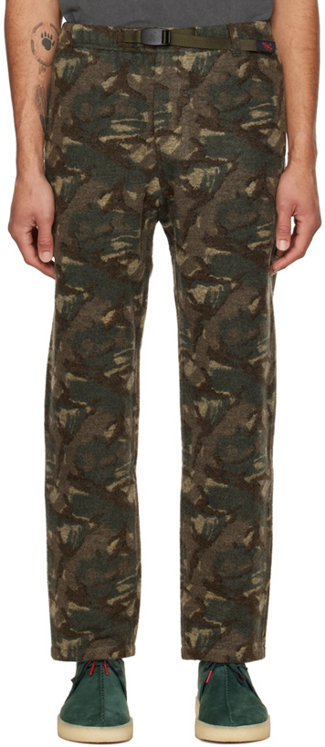 Photo: Gramicci Khaki Camouflage Trousers