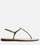 Amanu Naivasha leather thong sandals