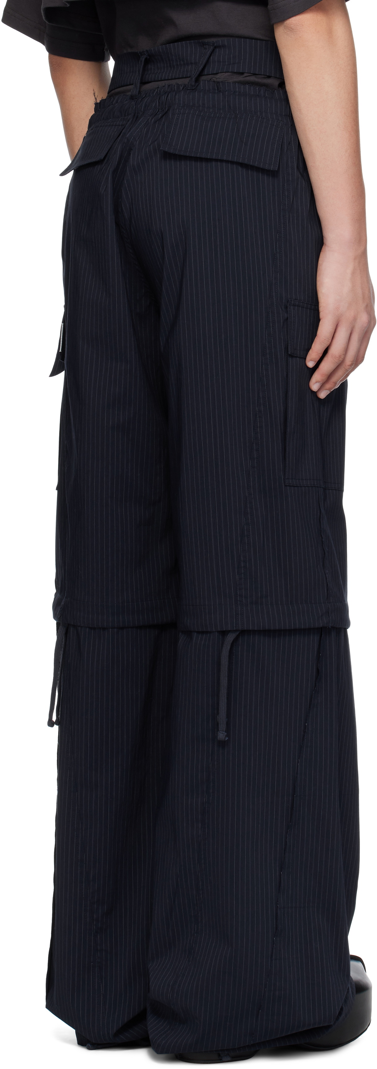 Ottolinger Navy Baggy Cargo Pants