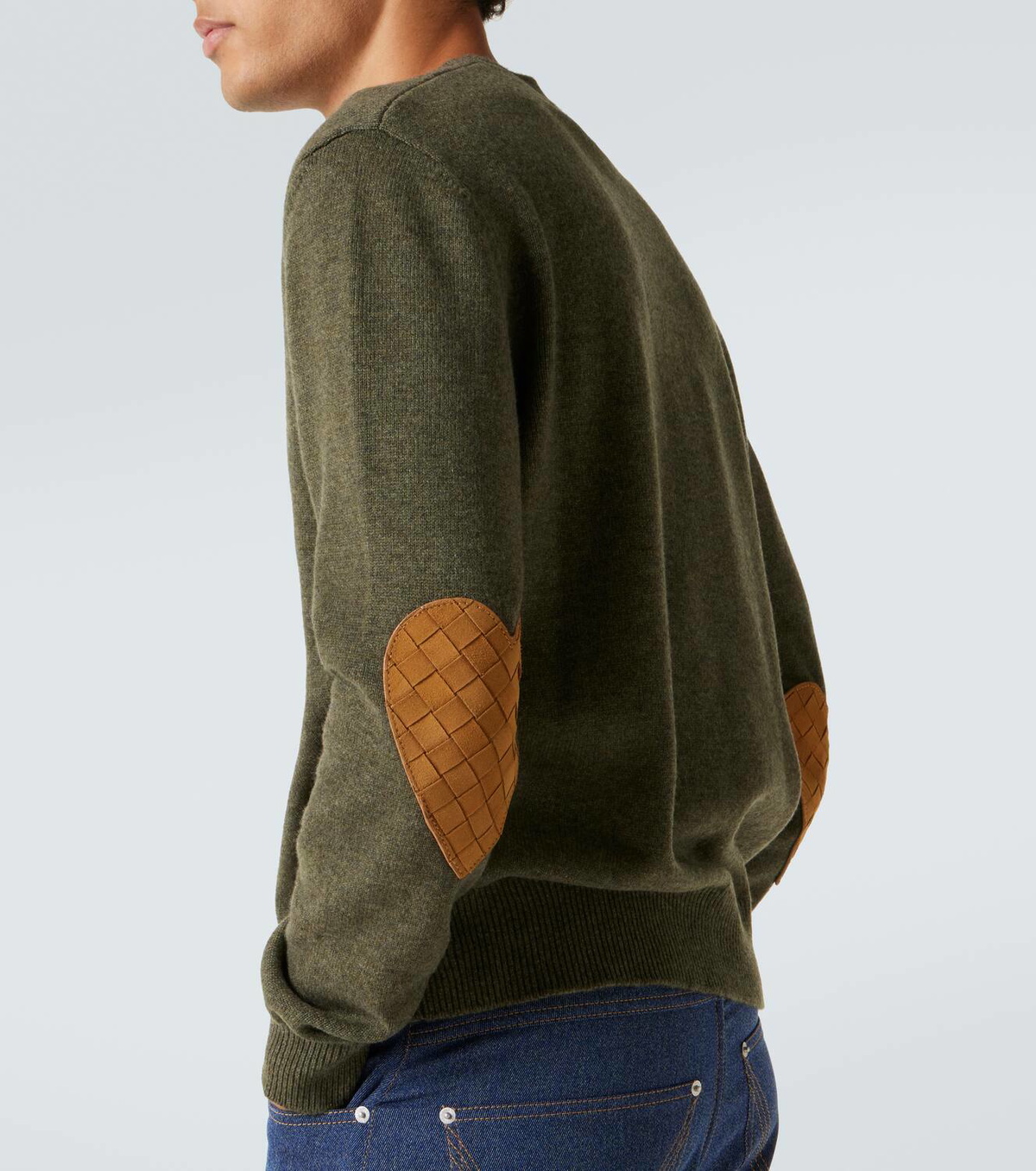 【送料&関税込】Bottega Veneta Camel Stretch Cashmere Blend Bottega Veneta Intrecciato cashmere-blend sweater Bottega Veneta
