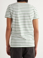 Armor Lux - Striped Cotton-Jersey T-Shirt - Green