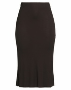 Khaite Womens Midi skirt in Dark brown
