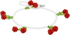 Pura Utz White & Red Cherry Bracelet