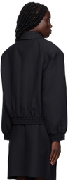 Fax Copy Express SSENSE Exclusive Black Jacket