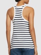 JEAN PAUL GAULTIER Ribbed Mariniere Tank Top