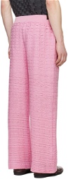Isa Boulder SSENSE Exclusive Pink Tick Trousers