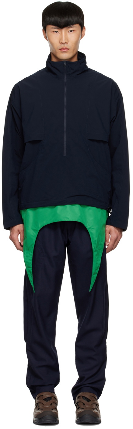 Kiko Kostadinov Navy Packable Depero Jacket Kiko Kostadinov