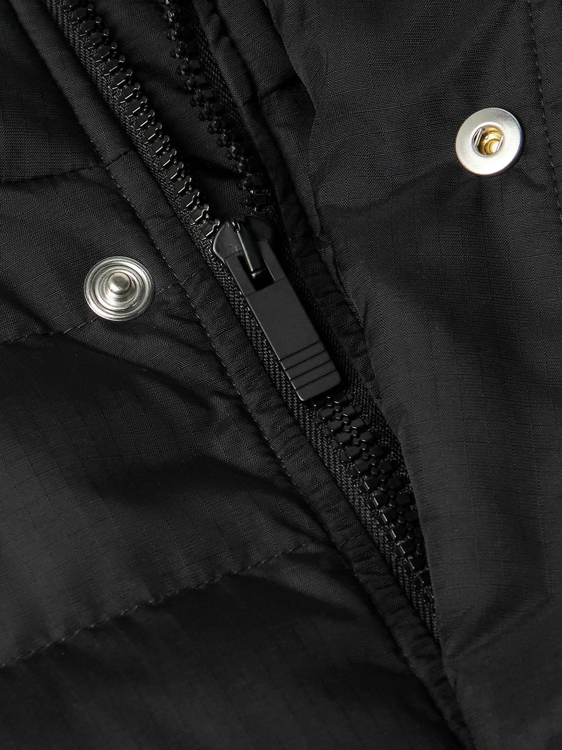 Thom Browne - Striped Quilted Ripstop Down Jacket - Black