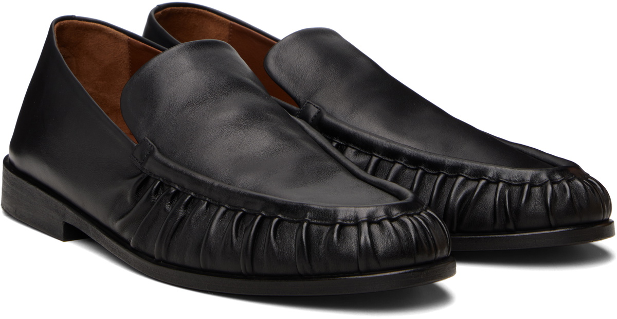 Marsèll Black Leather Loafers