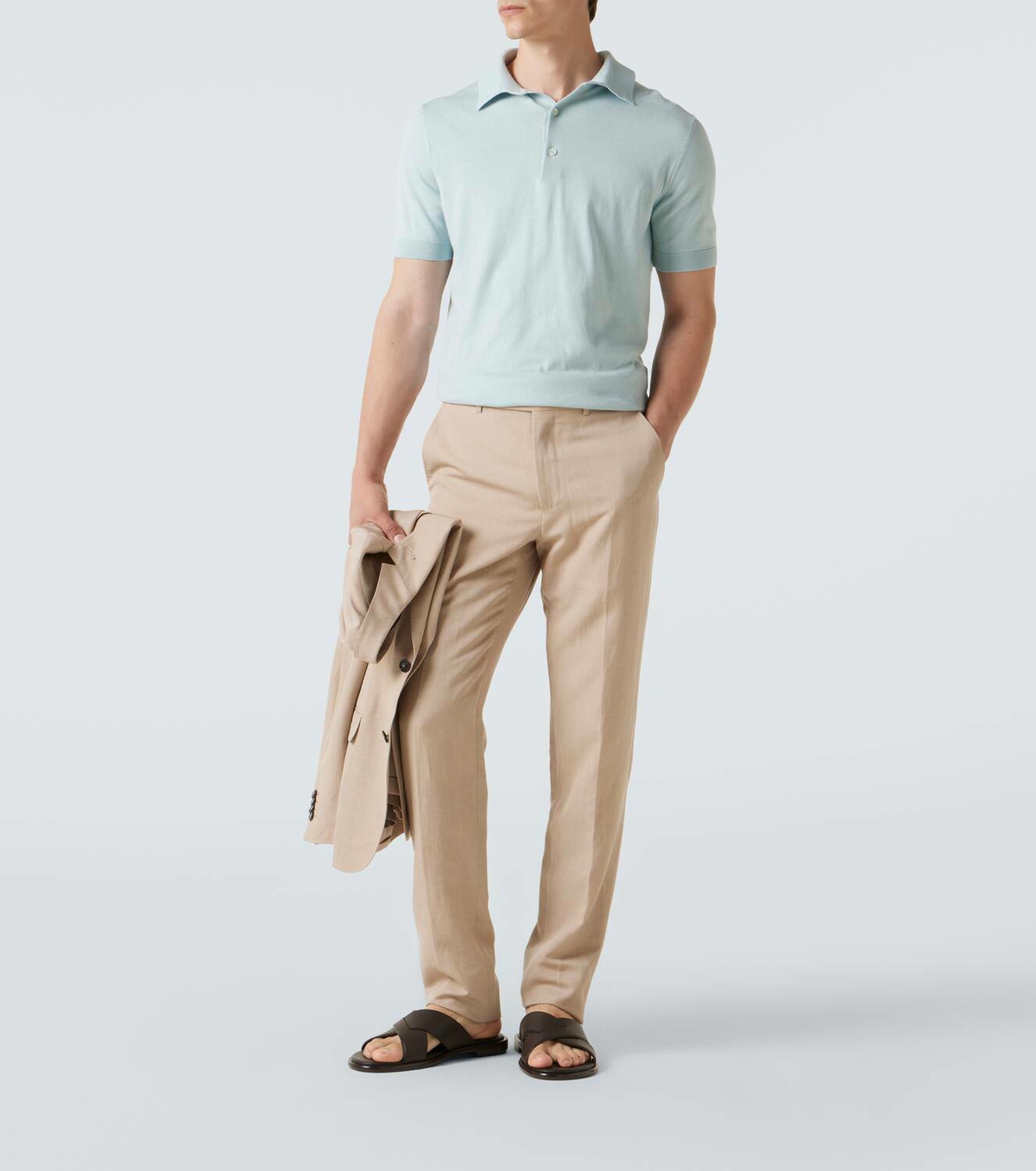 Zegna Leather sandals