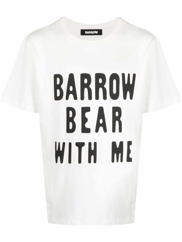Photo: BARROW - Cotton T-shirt With Print
