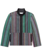 Marine Serre - Cotton Terry-Panelled Recycled Moire Jacket - Multi