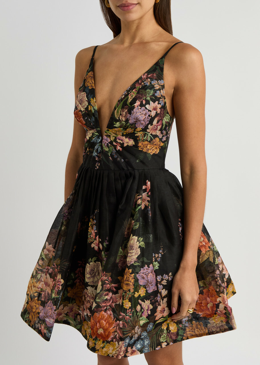 【Zimmermann】Pavilion floral linen and silk minidress Zimmermann Pavilion floral linen and silk minidress Zimmermann