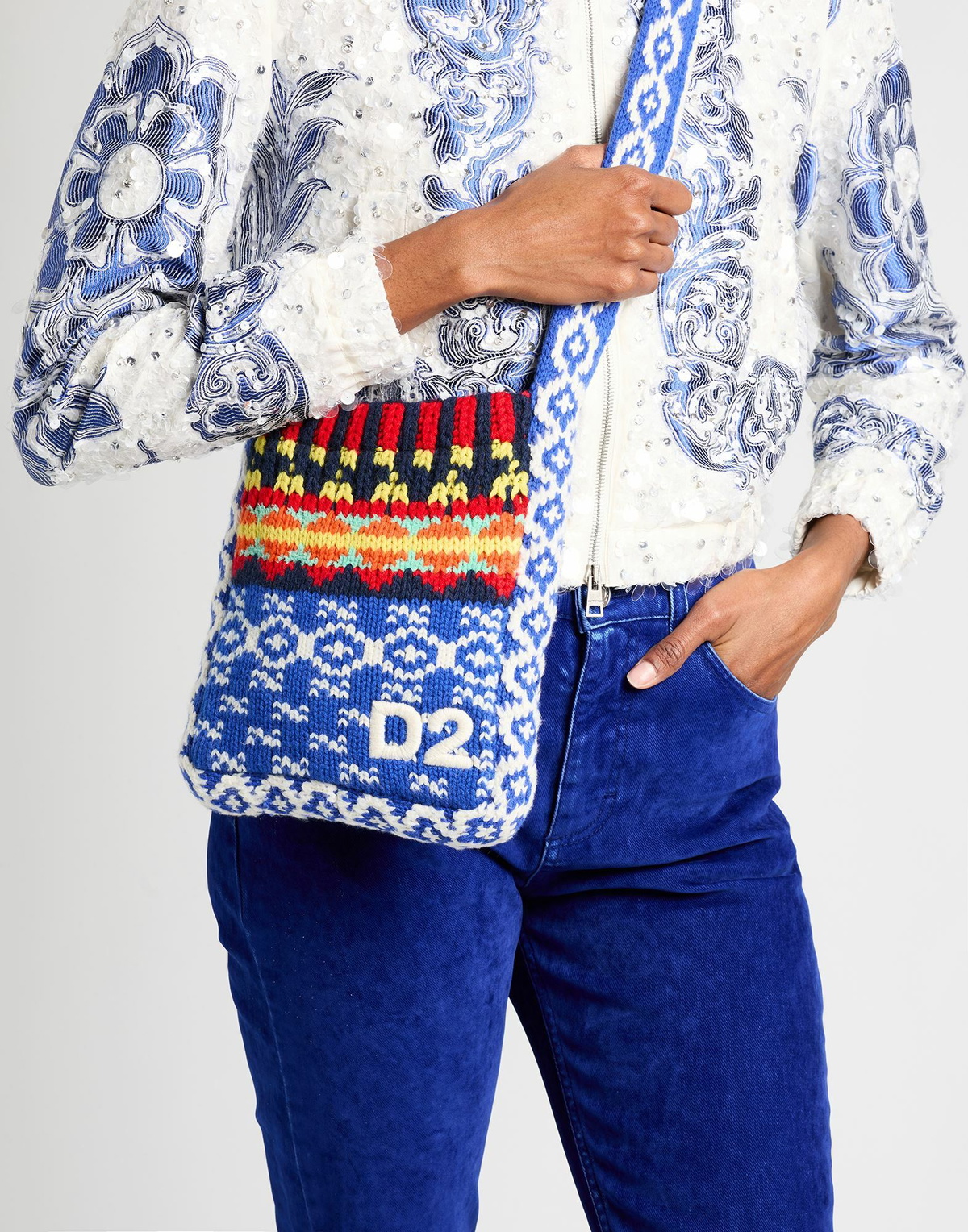 Dsquared2 Womens Cross-body bag in Blue