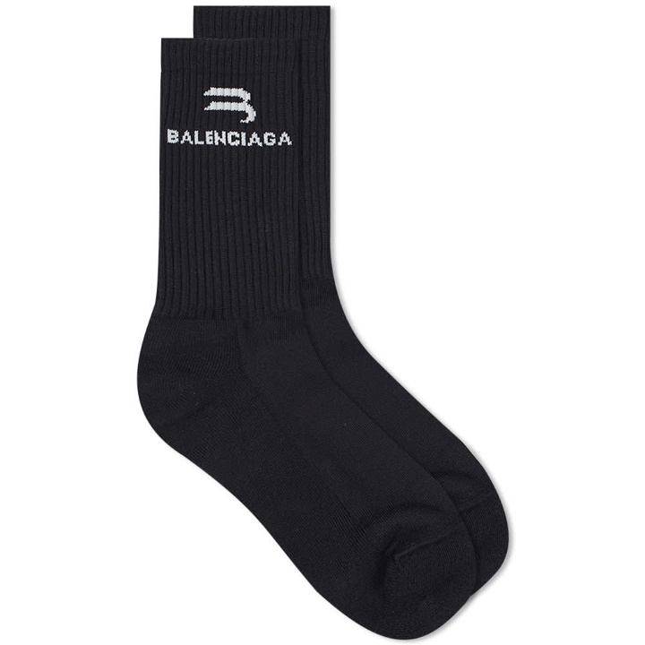 Photo: Balenciaga New Logo Sock
