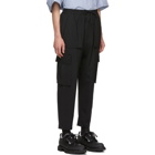 Juun.J Black Tapered Cargo Pants