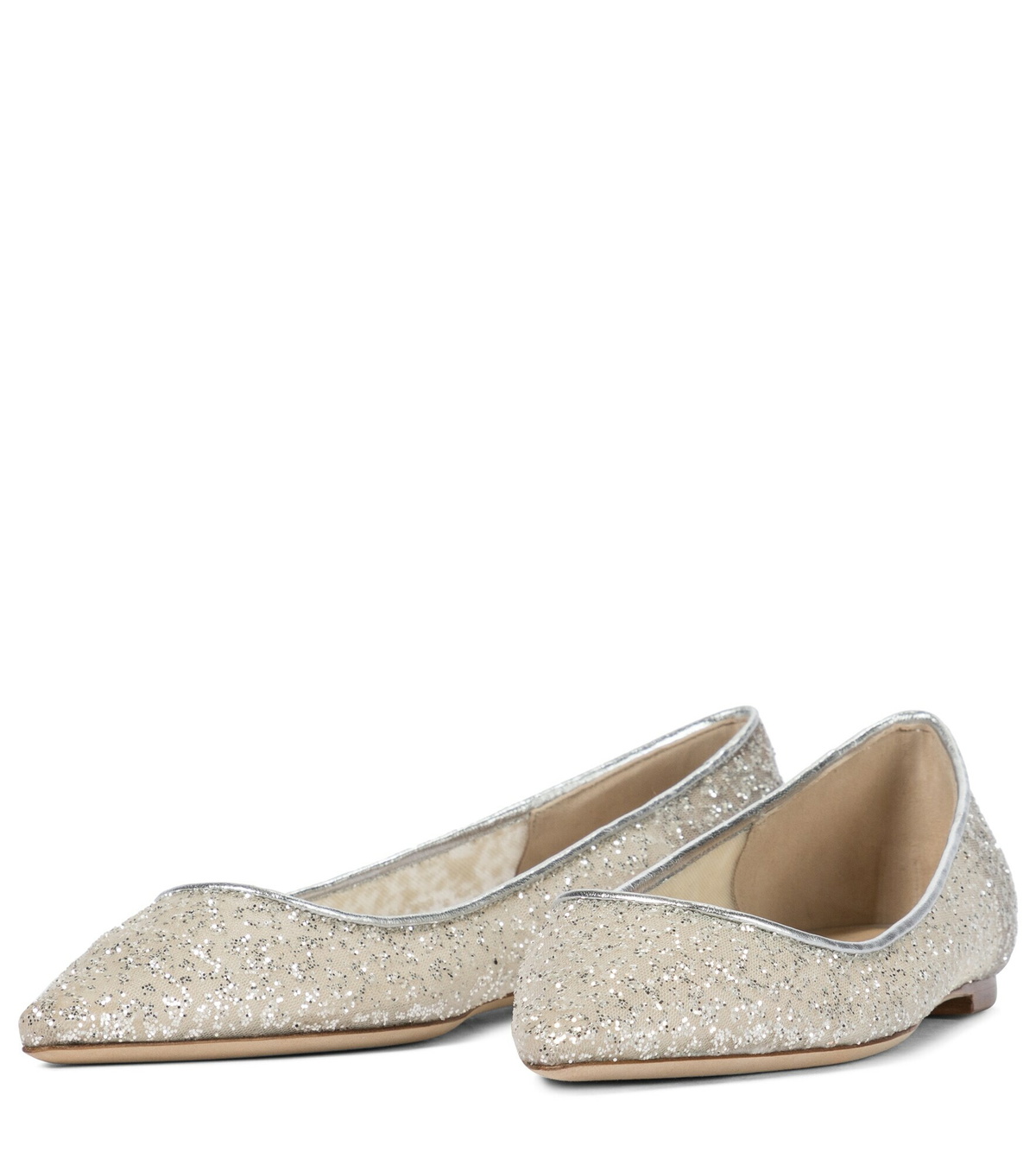 Jimmy Choo - Romy glitter ballet flats Jimmy Choo