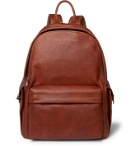 Brunello Cucinelli - Full-Grain Leather Backpack - Brown