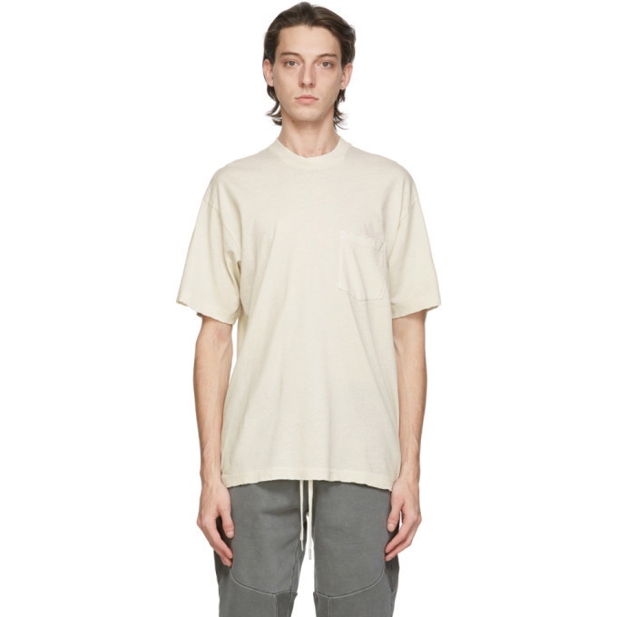 Photo: John Elliott White Faded Pocket T-Shirt