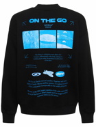 OFF-WHITE Onthego Moon Skate Cotton Sweatshirt