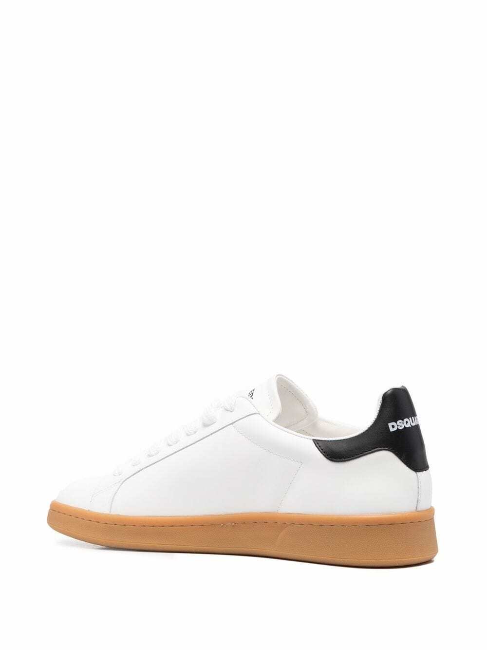 DSQUARED2 - Boxer Leather Sneakers