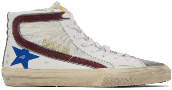Photo: Golden Goose White Mid Star Sneakers