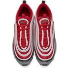 Nike Red and Grey Air Max 97 Sneakers