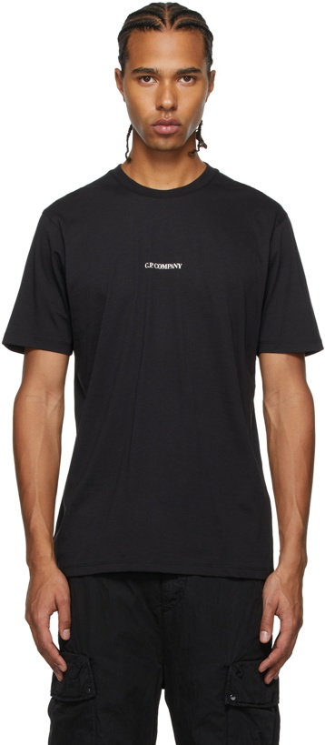 Photo: C.P. Company Black Compact Logo T-Shirt