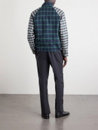 Golden Bear - The Beachmont Checked Cotton Bomber Jacket - Blue