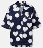 Jacquemus Marin polka-dot cotton poplin shirt