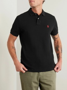 Polo Ralph Lauren - Slim-Fit Cotton-Piqué Polo Shirt - Black